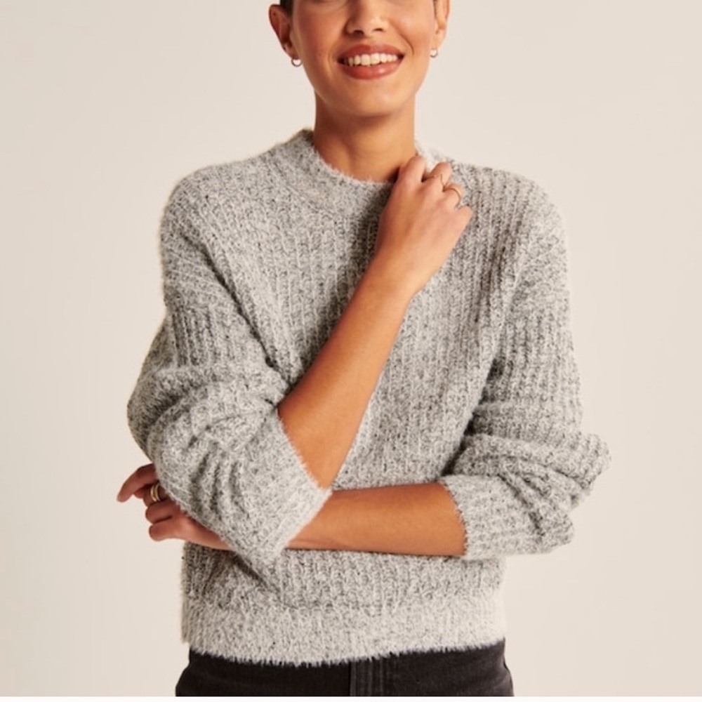 Abercrombie Eyelash Mockneck Sweater